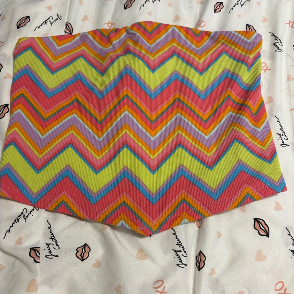 Colorful Chevron Patterned Top